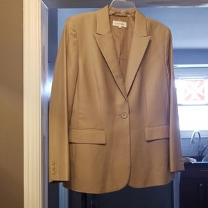 Calvin Klein pinstriped suit, fully lined